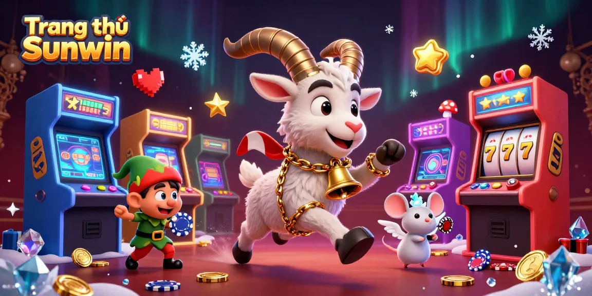 Experience the excitement of Trang chủ Sunwin with vibrant characters in a festive casino scene.